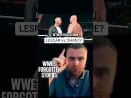 Brock Lesnar vs Shane O-Mac?! Why did it never happen? #wwe #wrestling #shorts #sports