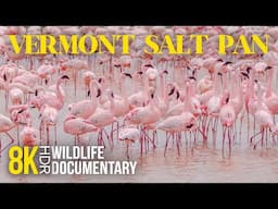 8K HDR Amazing African Wildlife - Episode 10 | Incredible Wild Birds of Vermont Salt Pan
