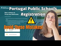 How to Register Your Kids for Public School in Portugal STEP BY STEP! Portal das Matriculas