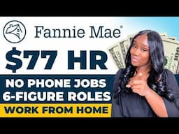 FANNIE MAE WORK FROM HOME | Make $3,080/WK FINANCE REMOTE JOBS | NO PHONE JOBS