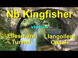 Embark on a Serene Adventure: Narrowboat Kingfisher VIDEO 4: Ellesmere Tunnel with Sally & Dave Abel