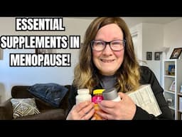 5 Vital supplements I take in menopause to ease symptoms & stay healthy.