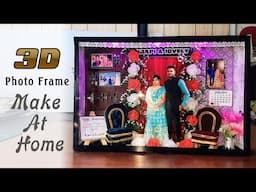 #Diy 3d Photo frame Making || How To Make 3d Photo Frame In Cardboard