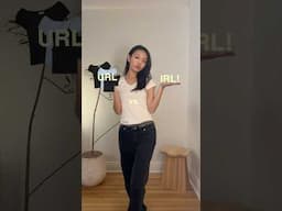 url vs irl: trying on new basics!