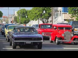 Cruisin Ocean City 2025 car show week in the streets & inlet 1000s of classic cars & old trucks USA
