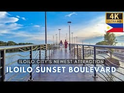 The Newest Attraction of ILOILO CITY - ILOILO SUNSET BOULEVARD - [4K] Philippines - May 2025