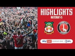HIGHLIGHTS | Wrexham AFC v Charlton Athletic