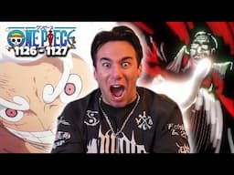 GEAR 5 LUFFY VS KIZARU!! One Piece 1126 and 1127 (REACTION)