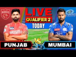 🔴 IPL Qualifier 2 : Punjab vs Mumbai | Live Cricket Match Score & Commentary | PBKS vs MI, IPL Live