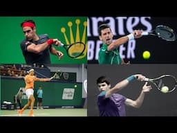 What Federer, Nadal, Djokovic, and Alcaraz Do Right After Contact