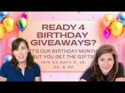 🥳April Birthday CELEBRATION + GIVEAWAYS! **Wednesday Coffee Chat***