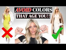 7 Colors To Avoid: They Can Make You Look Up to 10 Years Older! | Fashion Over 40