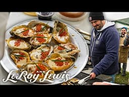 Michelin Chefs Cook Texas Farmed Oysters with LeRoy and Lewis