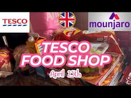 TESCO FOOD SHOP - 25th April …. Not my usual type of shop this week