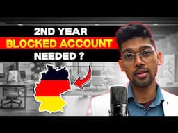 DO I NEED BOTH YEARS OF BLOCKED ACCOUNT MONEY ? Part time jobs in small city ?