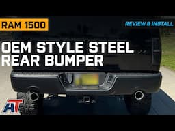 2009-2018 RAM 1500 OEM Style Steel Rear Bumper Review & Install