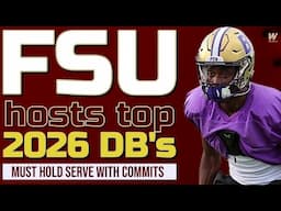 FSU Football works to HOLD SERVE with commits, HOSTS TOP DB's | FSU Recruiting | Warchant TV #FSU