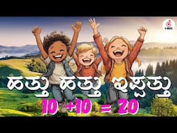 ಹತ್ತು ಹತ್ತು ಇಪ್ಪತ್ತು: Kannada Rhyme -G.P.Rajarathnam /  Niharika Singh