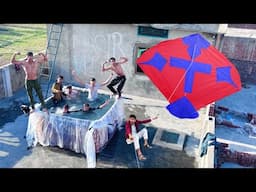 BIG Kite Flying | Swimming Pool Enjoy With Ballon | Big Gudda