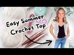 The Summer Crochet Top you NEED to make! EASY Tutorial