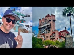 Riding Walt Disney World’s Only Classic Sky Ride To The Best View Of Tower Of Terror - AMAZING VIEW