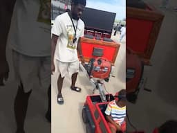 Bro Came Ready with the Speaker Box on the Trailer at StreetWhipz Carshow