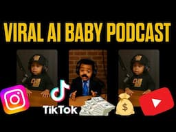 How to Make a VIRAL AI Baby Podcast Video (FREE Tools CapCut, Hedra, and ChatGPT)
