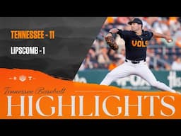 BSB | Tennessee Highlights vs Lipscomb