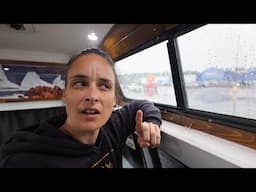 Someone KNOCKED on my van while I was parked at Walmart | Solo van life