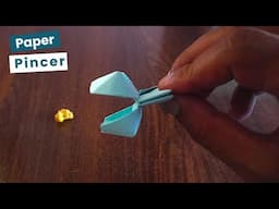 Easy Origami Paper Pincer That Really Works! (No Scissors, No Glue) Cool DIY for All Ages