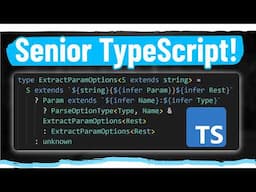 Learn Advanced TypeScript In 25 Minutes (infer, extends, ternaries)