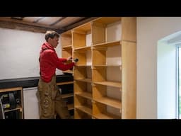 Building $40 DIY Storage Shelves  in a DAY