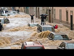 Bucharest Underwater! Streets Collapse After Sudden Storm