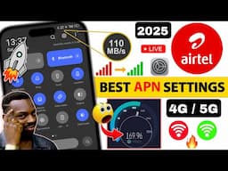 Airtel APN Settings-Airtel Network Problem | Airtel Internet Speed Problem | Airtel Net Slow Problem