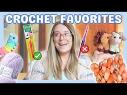 Recent Crochet Favorites 💙 yarns, hooks, patterns, gadgets, small business, and more  ✨