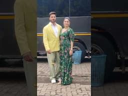 Cute Couple Ankita Lokhande And Vicky Jain At Laughter Chefs 2 Sets