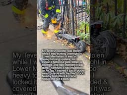 Stolen Scooter... AirTag to the Rescue!