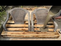 Amazing ideas from Cement and Pine Wood Pallets For You, DIY Garden Decorations