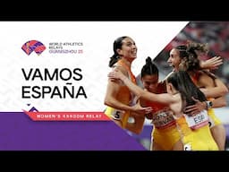 Spain sets new national record 4x400m in 3:24.13 | World Athletics Relays Guangzhou 25