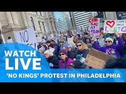 Live: Philly ’No Kings’ protest against Donald Trump, parade in DC & ICE raids on ‘day of defiance’