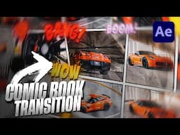 Comic Book Collage Transition - After Effects Tutorial