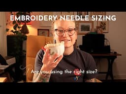 Embroidery Needle Sizing EXPLAINED - How To Find The Right Size