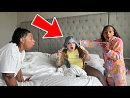 SNEAKING SLIME IN MY SLEEPING MAMA WIG *SHE SNAPPED*