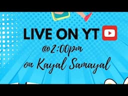 kayal Samayal Ramadan Lucky Draw & Q & A Live