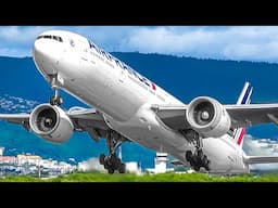 ✈️ CLOSE UP TAKEOFFS & LANDINGS 🇫🇷 Saint-Denis Roland Garros Airport Plane Spotting Reunion Island