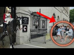 Watch what these two tourists are doing!