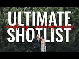 The Wedding Photo List That Saves Your Sanity
