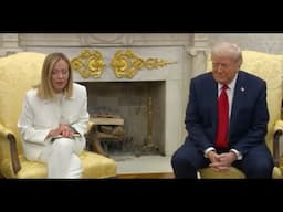 TRUMP AND MELONI: Full press availability