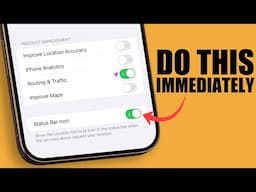 iPhone System Service SETTINGS You MUST TURN OFF !?