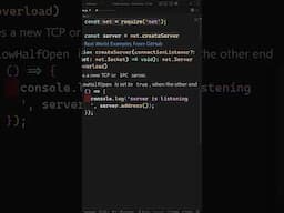 Create simple TCP Server using Net MOdule in Nodejs